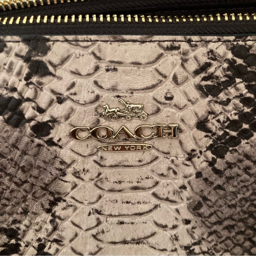 COACH Python Ava Tote Bag - Picture 6 of 7